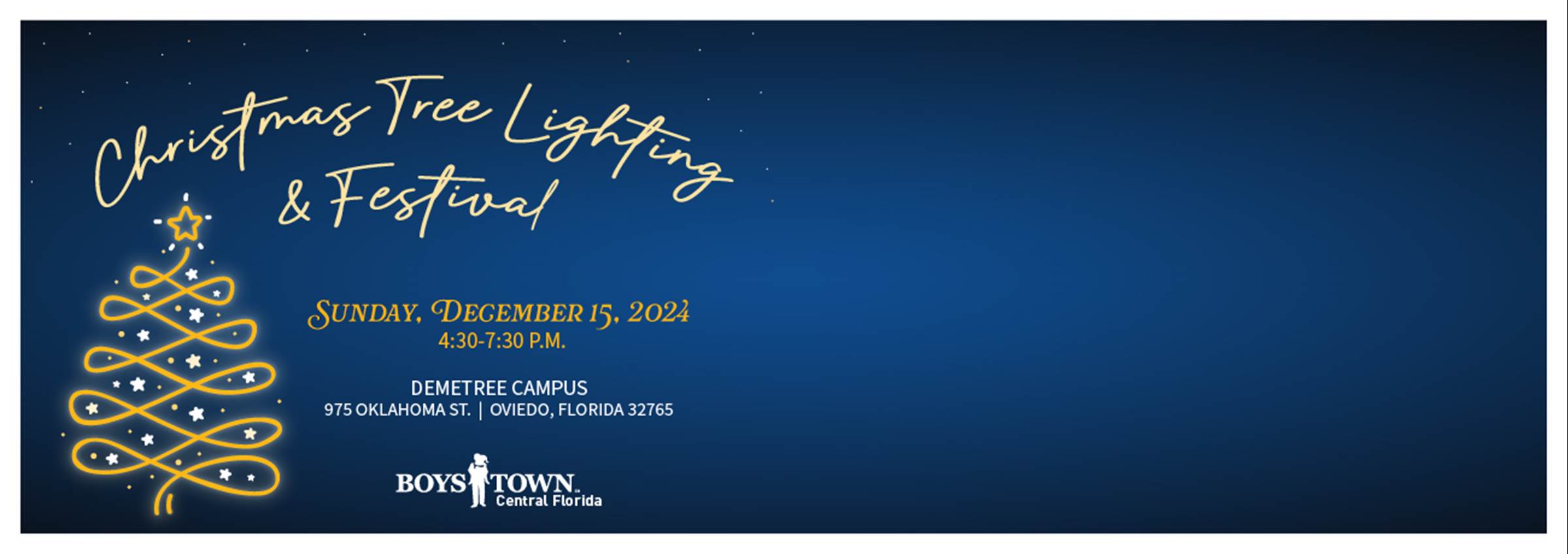 Central Florida Tree Lighting 2024